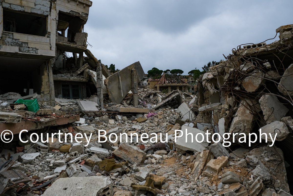 cbonneauimages's tweet photo. Genocide is defined under Article II of the 1948 UN Genocide Convention as any act committed with the intent to destroy, in whole or in part, a national, ethnical, racial, or religious group. One of the five acts is “deliberately imposing destructive life conditions.”

Look at these photos of what is left of Khiam and Debbine. Remember that more than 65 towns and villages in Lebanon are still under Israeli occupation and are still undergoing daily illegal civilian home and infrastructure demolition. 

These are acts of genocide.
