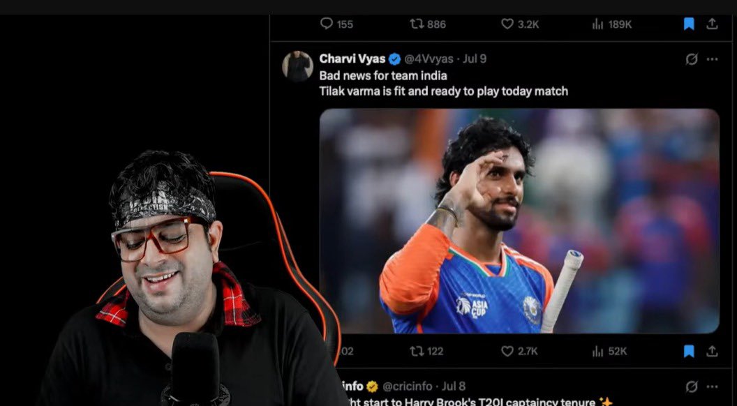 4Vvyas's tweet photo. To kaise hai aap log 😎 https://t.co/wb33rKL5gj