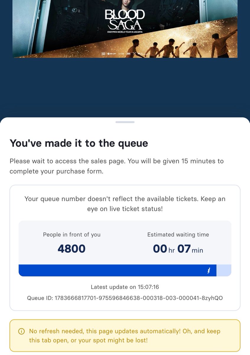 asyaanaaa's tweet photo. kalian harus ngerti sesakit apa liat queue sekecil ini tapi aku ga dapet semuanya.

bukan karena ga dapet tiket…

data custnya udah abis. 😭😭😭

enhypen                                 jacob https://t.co/7JisRtXbxb