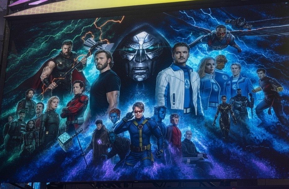 AntManNews's tweet photo. First official look at Ant-Man in concept art for AVENGERS: DOOMSDAY! 

[Via: Shanghai Expo] https://t.co/sQz9iSKlmC
