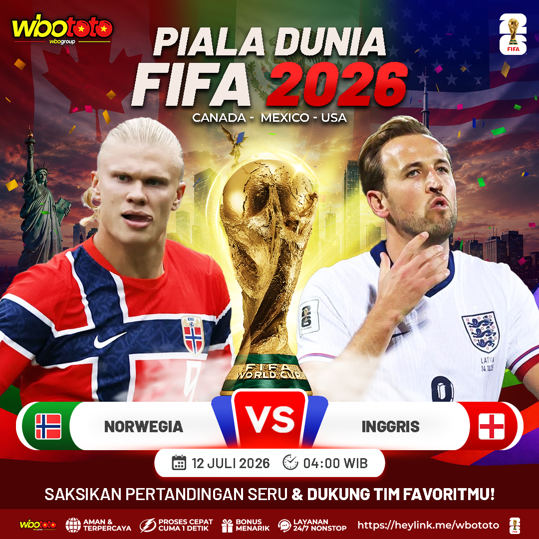 horror_yearbook's tweet photo. NORWEGIA VS INGGRIS

ARGENTINA VS SWISS

KIRA KIRA SIAPA YANG BAKAL MAJU KE BABAK BERIKUTNYA??

MIMIN FEELING SIH ARGENTINA DAN NORWEGIA ^^

KALIAN DUKUNG TIM MANA??

#WBOTOTO #FIFAWORLDCUP2026 #NORWEGIA #INGGRIS #ARGENTINA #SWISS https://t.co/DGfzUiK1Pi