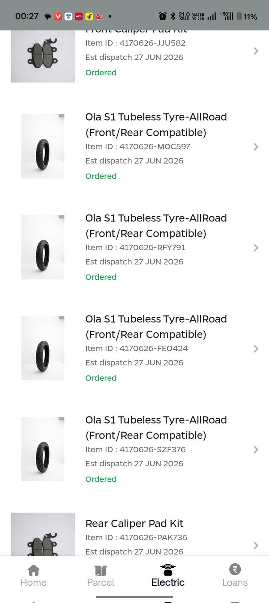 vansh_center's tweet photo. @OlaElectric mera order bhejo ola walo kab sudhroge jab maal bhejne ka dam nahi hai to order kyu accept karte ho ya COMPONY band karo feku chand ko puchho itni lambi lambi video me fekta kyu hai bolta hai hamari service sudhar gai hai ola aajeevan kabhi nahi sudhregi 9226122222 https://t.co/8rTY44HvfA