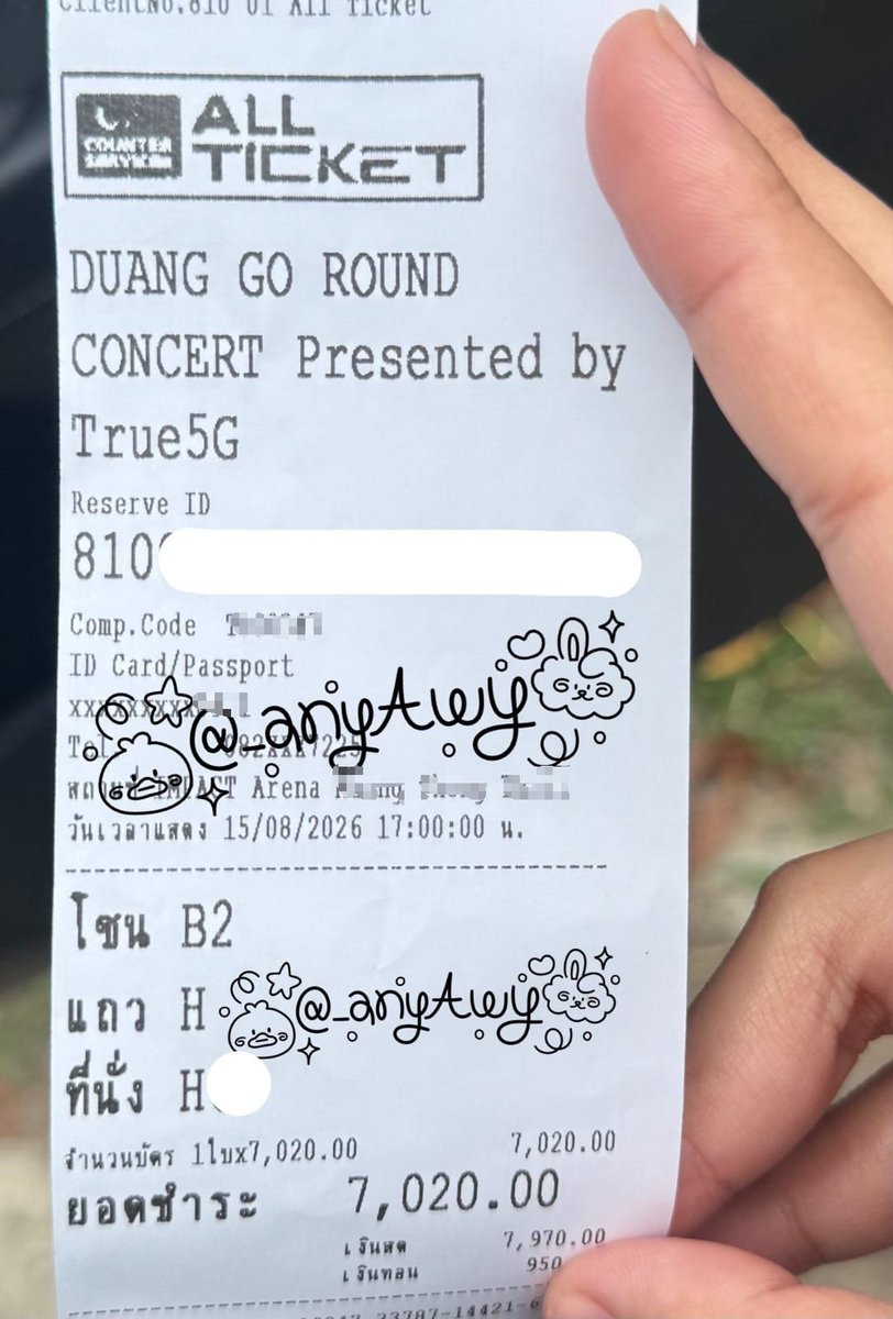 acharafree03's tweet photo. บัตรด้วง โซนB (เปิดเพิ่ม) เดี๋ยวมาปล่อยนะคะ
มี 4 ใบ นัดรับหน้างานเท่านั้น แต่มีมัดจำ
เม้นรอ รีรอ เลยครับ (มีค่ากดนะคะ)
#DuangGoRoundConcert
#DuangGoRoundConcert https://t.co/tkY5BKbzFk