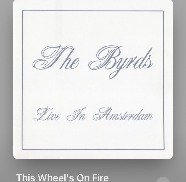 ryunosuke_h's tweet photo. #Nowplaying
This Wheel's On Fire -
The Byrds
(Live in Amsterdam: Concertgebouw, July 7, 1970)
#SkipBattin #70s #bootleg
#Concertgebouw #1970 #白ジャケ #タイポジャケ #DylanCovers #火の車 #swinginpig #CRT #countryrock
https://t.co/OP44DJia0J https://t.co/jf7AjIIv7I