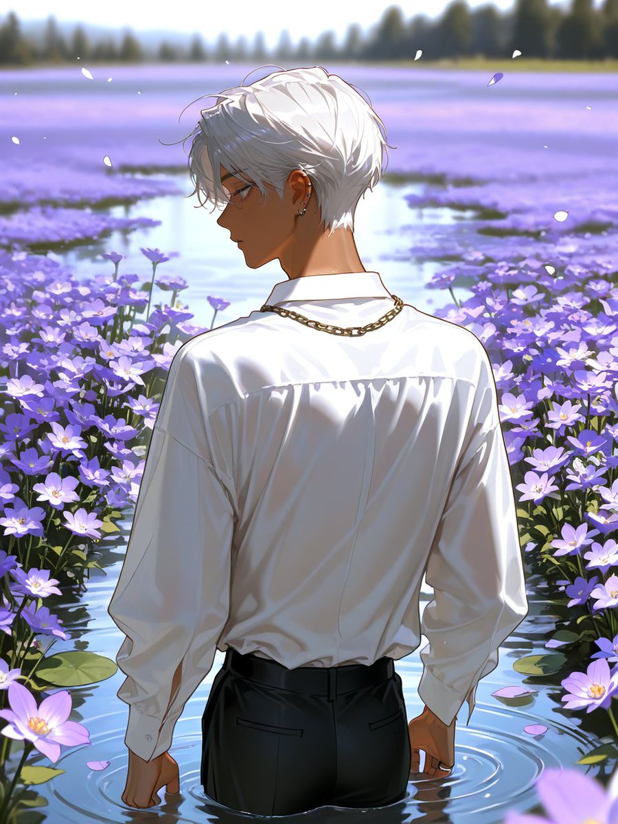 everwarmth's tweet photo. 🚀プロンプト配布

お花が浮いてる湖に入水できるプロンプトです🌼

お好きな色のお花を浮かべられます☀

連日の配布でごめんなさい🤭
引用リツで見せてくださると嬉しいです🌟 https://t.co/ZKtJ8TcqRX