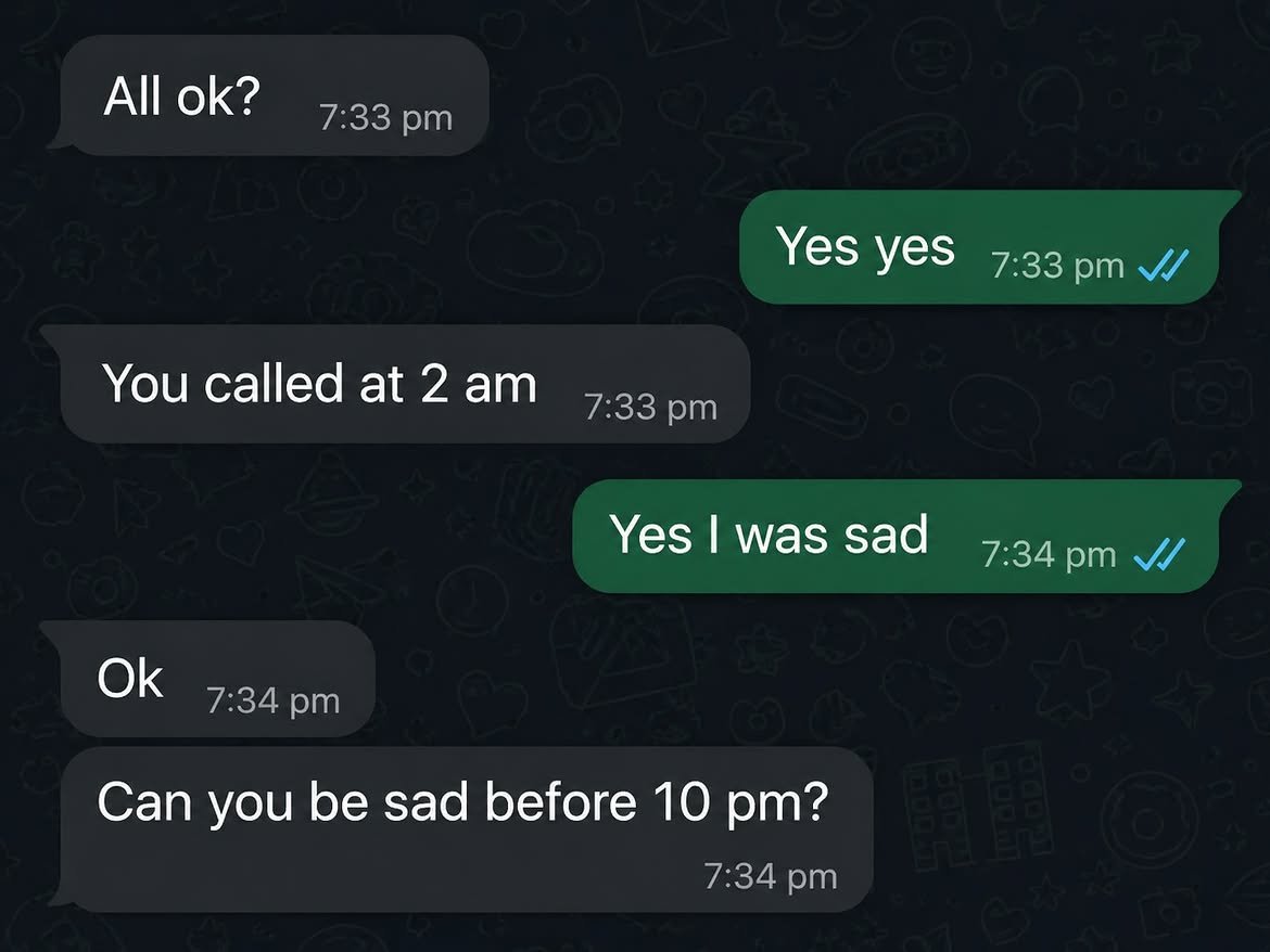 Nappyblaze's tweet photo. Why you go dey call by 2am? 😄 https://t.co/oCRgN1YXxm
