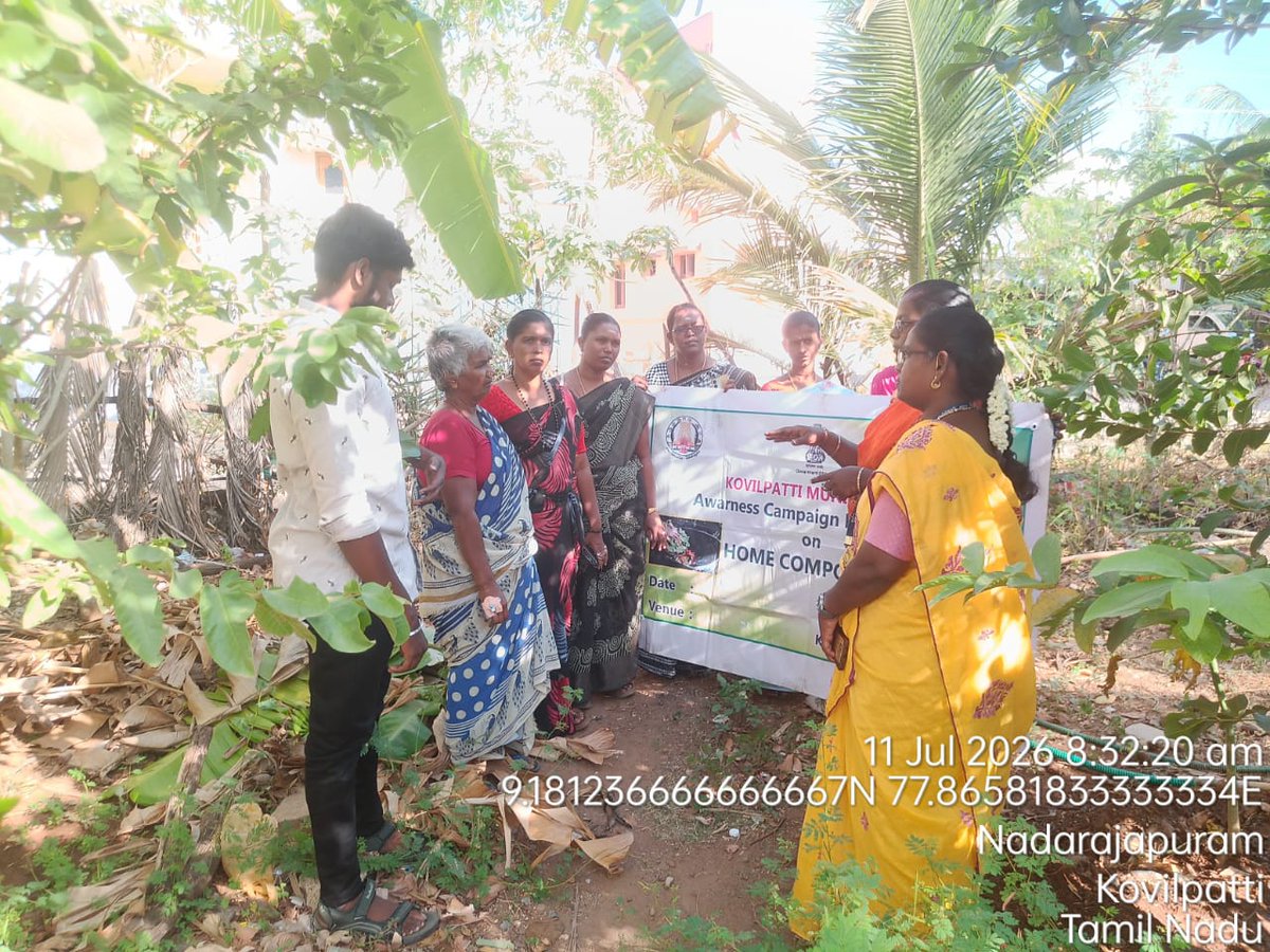 commrkovilpatti's tweet photo. #WorldEnvironmentDay #SWMRule2026 #4binsegregation #SwachhAadat #SwachhBharatMission
@PMOIndia
@CMOTamilnadu
@GSBediIAS
@MoHUA_India
@SwachhBharatGov
@MawsTamilNadu
@SbmRdmaNellai
@swachhbharat
@MoJSDDWS
#WorldEnvironmentDay https://t.co/LWYq1uCG4z