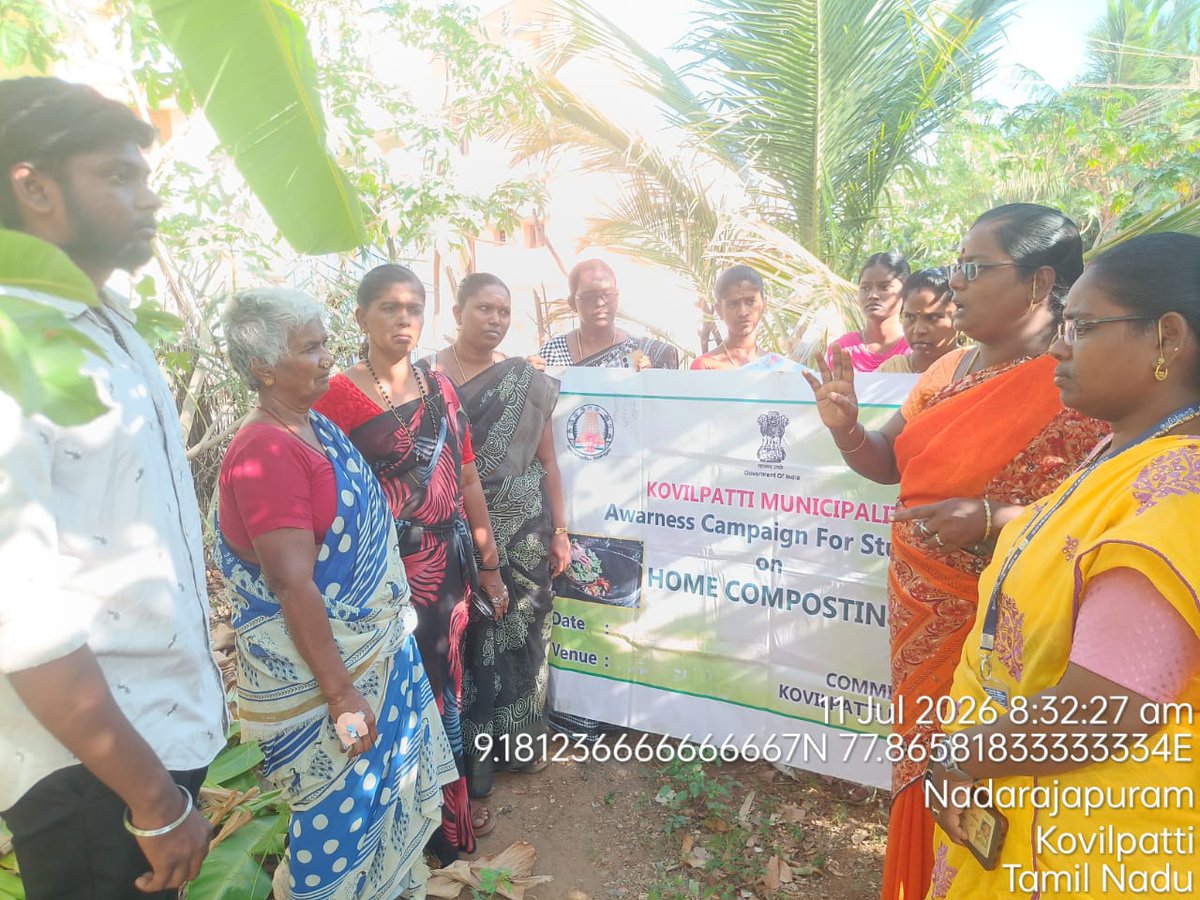 commrkovilpatti's tweet photo. #WorldEnvironmentDay #SWMRule2026 #4binsegregation #SwachhAadat #SwachhBharatMission
@PMOIndia
@CMOTamilnadu
@GSBediIAS
@MoHUA_India
@SwachhBharatGov
@MawsTamilNadu
@SbmRdmaNellai
@swachhbharat
@MoJSDDWS
#WorldEnvironmentDay https://t.co/LWYq1uCG4z