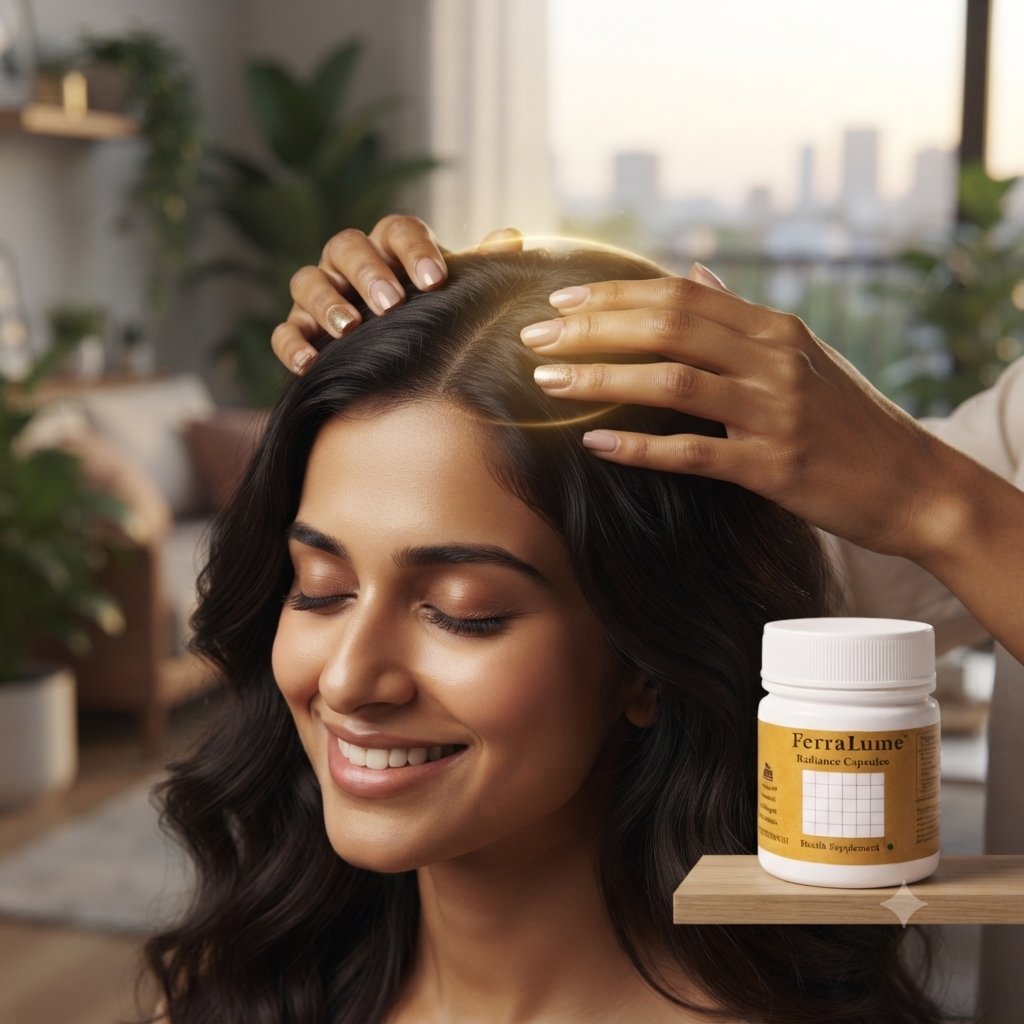 ahamnatural's tweet photo. Healthy hair starts from within. 💁🏽♀️ Pair your hair care routine with FerraLume for gentle iron support to help reduce fatigue and support healthy oxygen delivery nourishing your body from the inside out. 💛 #FerraLume #HairHealth #WomensHealth #Wellness #SelfCare #ahamnatural https://t.co/SP3l5jcMWq