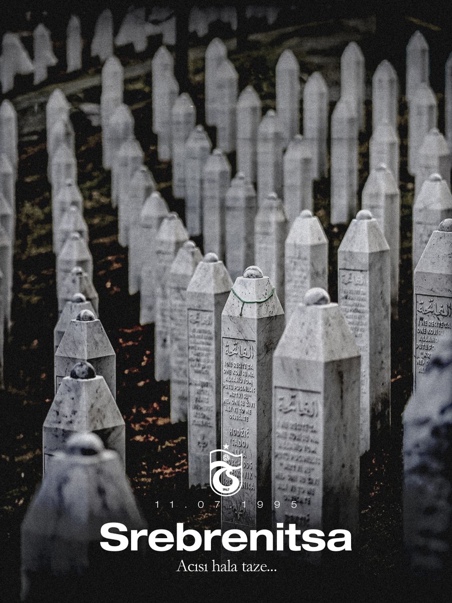 Trabzonspor's tweet photo. Hafızamızda, vicdanımızda…

Unutmadık, unutmayacağız.

#Srebrenitsa https://t.co/orBCJgcSXv