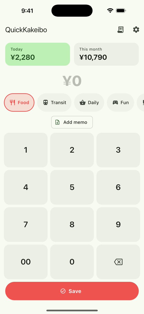 YukiTech777's tweet photo. Quick favor? 🙏
No bank sync, no login — just type &amp; tap 📱

Reviews welcome!

#IndieDev #MobileApp #iOS #iPhone #beginner #Budgeting

DL below 👇 https://t.co/Vr0ZpsocfA