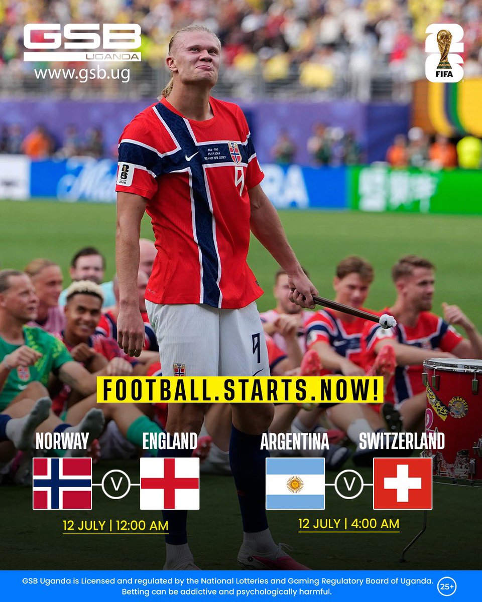 IamCarolPrimah's tweet photo. The Vikings shocked Brazil, Can they also shock the British?
Click https://t.co/Z6StEMvHQt to Sign Up and Play Better this World Cup @GSB_Uganda Promocode #Opolot https://t.co/uSC1nrys95