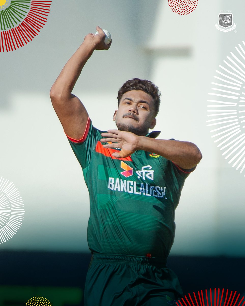 BCBtigers's tweet photo. Taskin Ahmed provides Bangladesh with the breakthrough as Brian Bennett is caught behind by Nurul Hasan.
Zimbabwe 🆚 Bangladesh | 3rd ODI
#BCB #Tigers #Bangladesh #Cricket #ODI #Zimbabwe https://t.co/zmYK6YwV6h