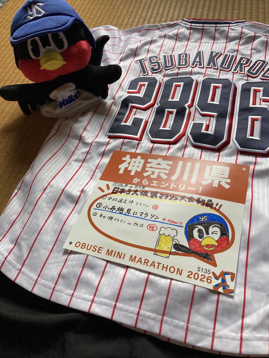 yai_65's tweet photo. 明日は小布施見にマラソン！
今年も安定のつば九郎で。
見かけたらよろしくお願いします。
#小布施見にマラソン 
#つば九郎 https://t.co/dYjt4vvOXY
