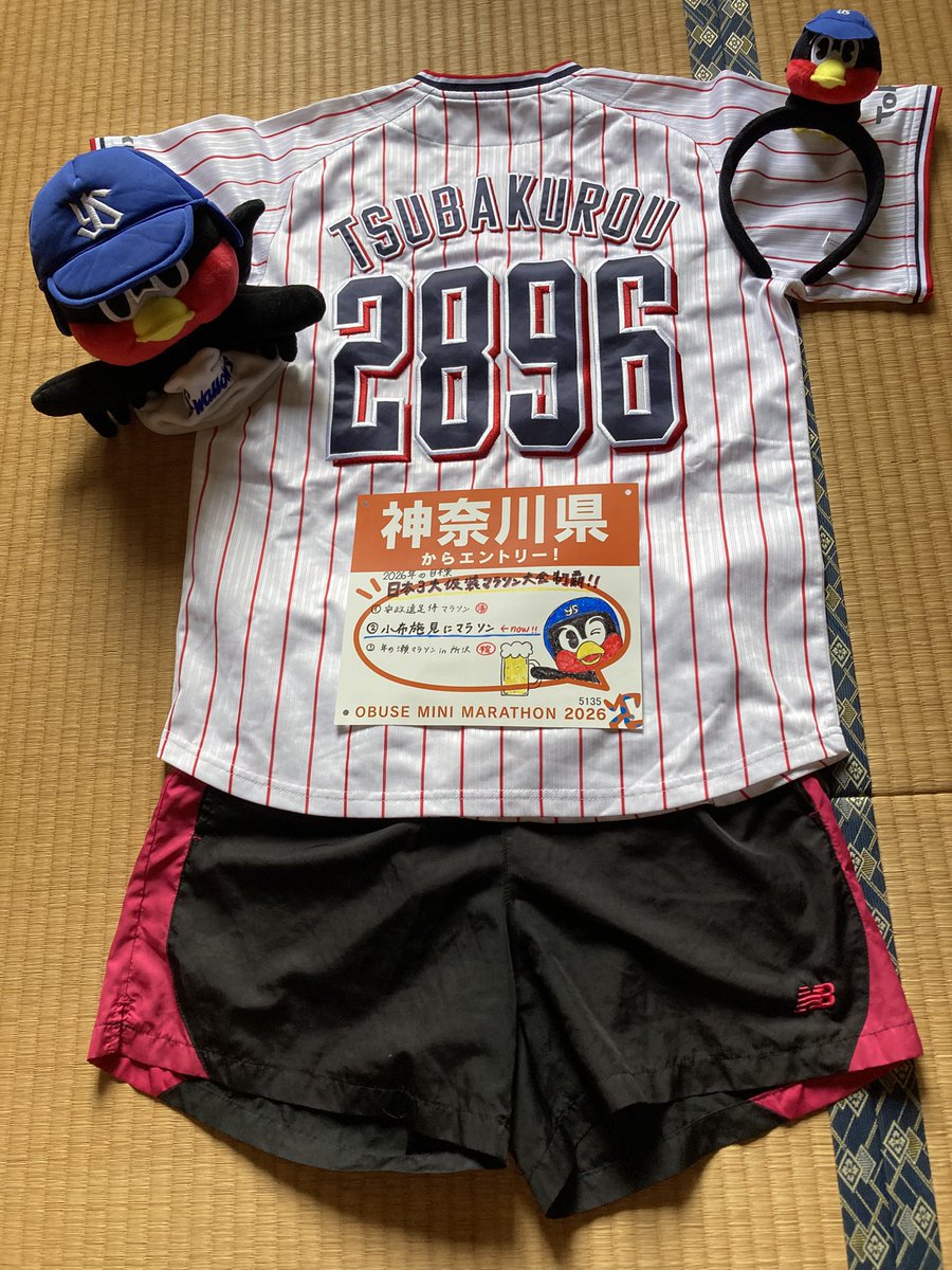 yai_65's tweet photo. 明日は小布施見にマラソン！
今年も安定のつば九郎で。
見かけたらよろしくお願いします。
#小布施見にマラソン 
#つば九郎 https://t.co/dYjt4vvOXY