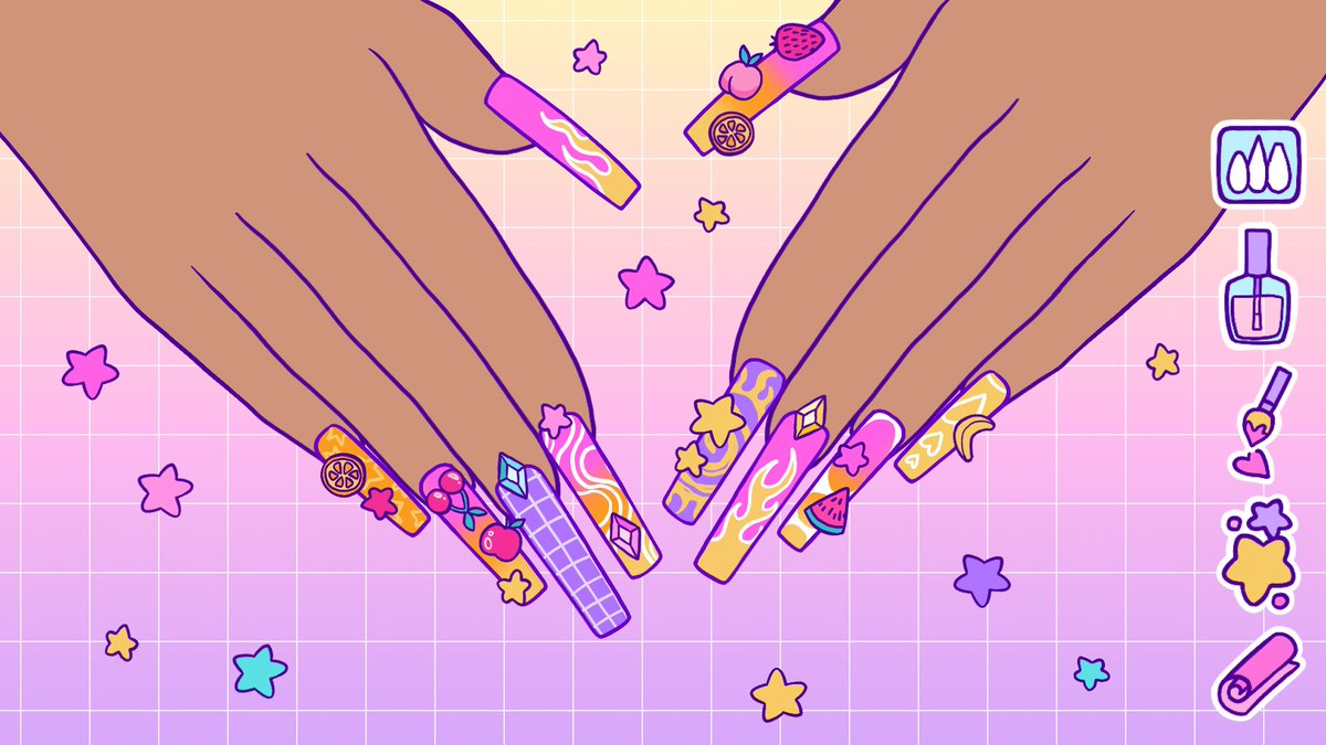 Lya_Mgtt's tweet photo. Hi #PortfolioDay!✨🎨
I'm Lya, a french artist &amp; designer creating colorful cute indie games! 🌸
Feel free to link your own portfolio day post in the comments, I love to discover new artists!! ⭐️ https://t.co/rabKGxgzfm