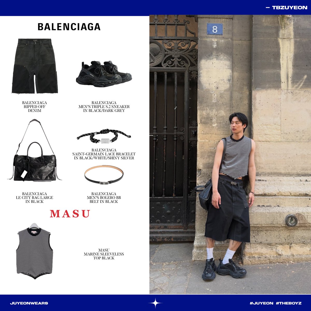 JUYEONWEARS's tweet photo. 260711 : juyeon instagram update ✨
🏷️ : Balenciaga 
🏷️ : Masu

#주연 #더보이즈 #JUYEON #THEBOYZ #JUYEONWEARS #JUYEONxBalenciaga #Balenciaga #Masu https://t.co/FAvMbcqx6W