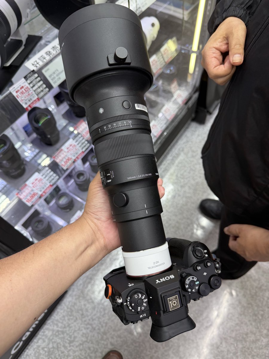 PHANTOM_Ver0's tweet photo. テレコン動くじゃんシリーズ

#VILTROX TELECONVERTER 2.0X
Sigma 135mm F1.4 DG | Art
Sigma 70-200mm F2.8 DG DN OS Sports
Sigma 105mm F2.8 DG DN MACRO | Art
Sigma 500mm F5.6 DG DN OS | Sports https://t.co/BWGDAZhWmQ