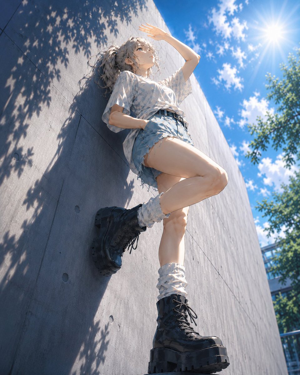 DokeiHi's tweet photo. 夏の光を見上げる。
眩しささえ、この瞬間を引き立てる演出になる。
#AIart️️️️️️️️️️️️️️️️️️️️️️️️️️️️️️️️️️️️️️️️️️️️️️️️️️️
#SummerLight #AnimeArt #LowAngle https://t.co/ifUEfvc7pG