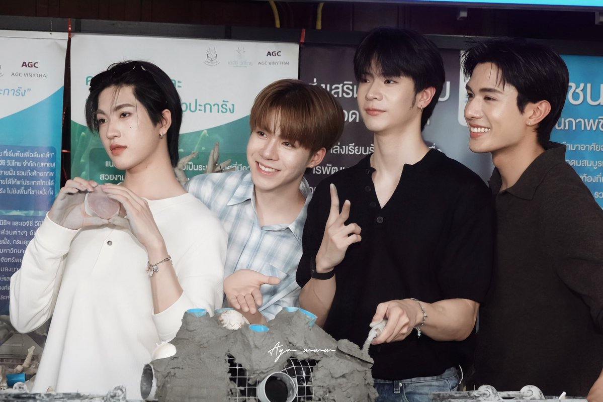 Aya_w3's tweet photo. Quartet🤟

#คนดีอาสาทำดีxภพเธอ
#Netjj #LatteKim https://t.co/S6Pil7cx67
