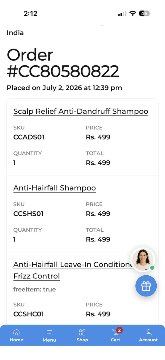 ayush_88's tweet photo. See the oxymoron in 2 pictures attached. Pathetic service by conscious chemistry. They claim big things but can’t deliver a simple order.
@ccofficialindia 
@jagograhakjago 
@CofounderRobin 
 #boycottconsciouschemistry https://t.co/AIBNbk0If8