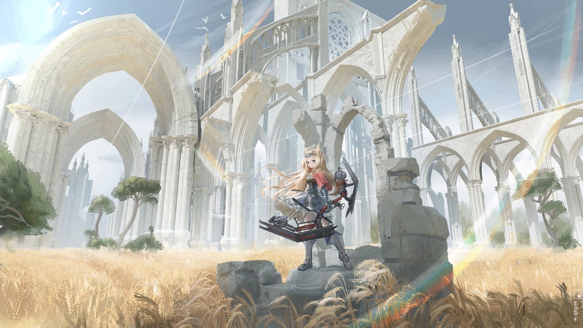 lefko_d's tweet photo. Past dream of Laterano #arknights #archetto https://t.co/TvPjyE1iYc