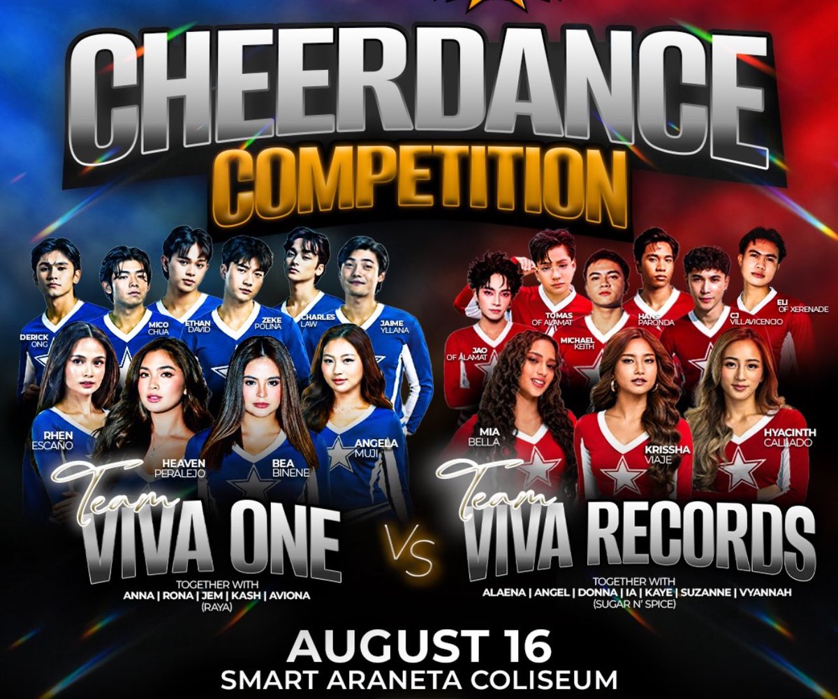 hyaselyse's tweet photo. OMYGOD THERE'S A CHEERDANCE COMPETITION TOO https://t.co/CsQkN5y0V2