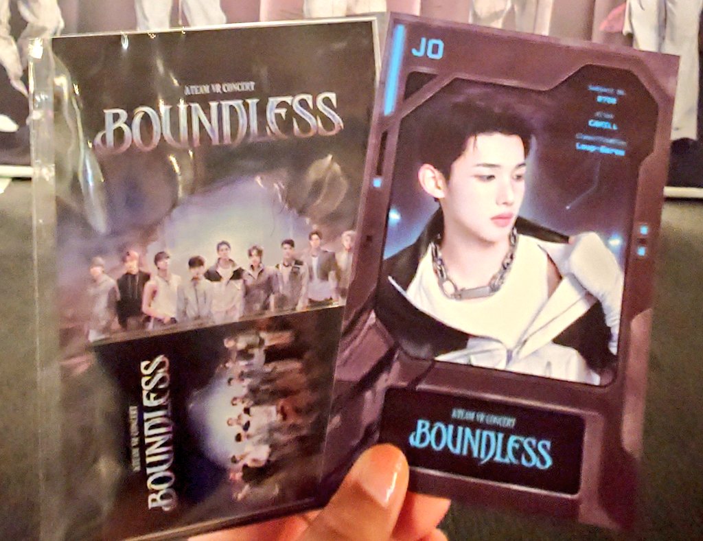 K829R's tweet photo. &amp;TEAM #BOUNDLESS #VRConcert
そういえば兵庫公演の後に行ったんだった！
トレカがどこに入ってるか分からなくて、見終わって出た時にみんなが交換してて、もらった特典見直したら発見！
プロフィールポストカードもトレカもJOくんだった。声をかけてくれたLUNÉの方のお陰でKくんとYUMAへ交換出来た！ https://t.co/jHApUOB3eQ