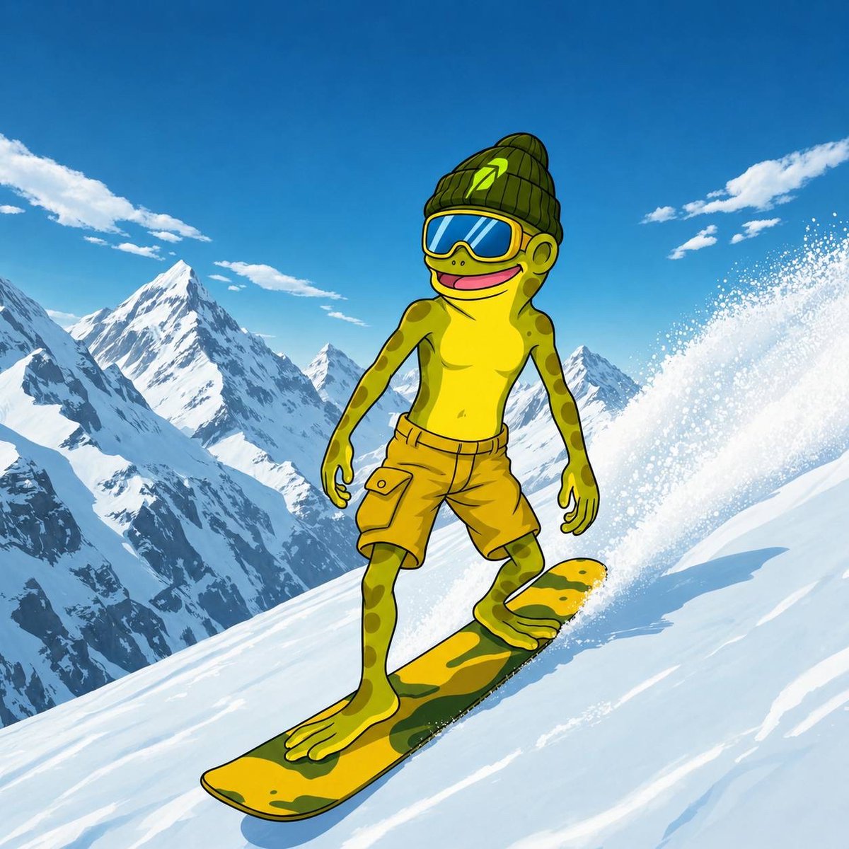 HoppyTheFrogX's tweet photo. Hoppy loves to snowboard https://t.co/fnaOfeXi28