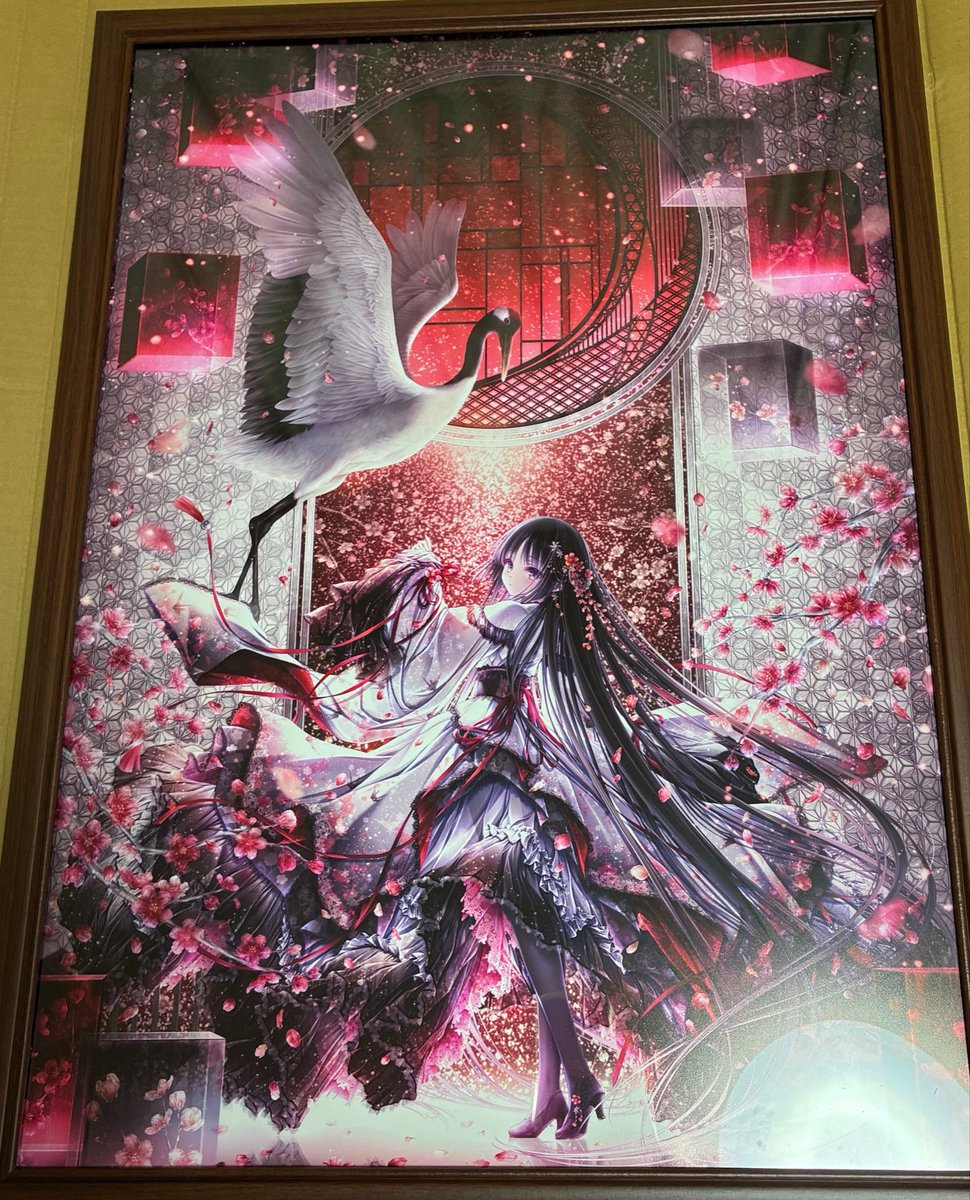 てぃんくる先生の複製原画が届きました╰( ´◔ ω ◔ `)╯