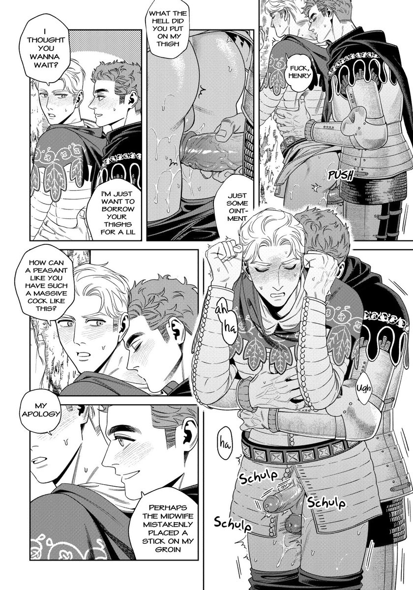 luvngnd's tweet photo. A snippet of the NSFW section of my comic; you can find the full version in my pinned post 🫣
#hansry https://t.co/o6faK6TYYb