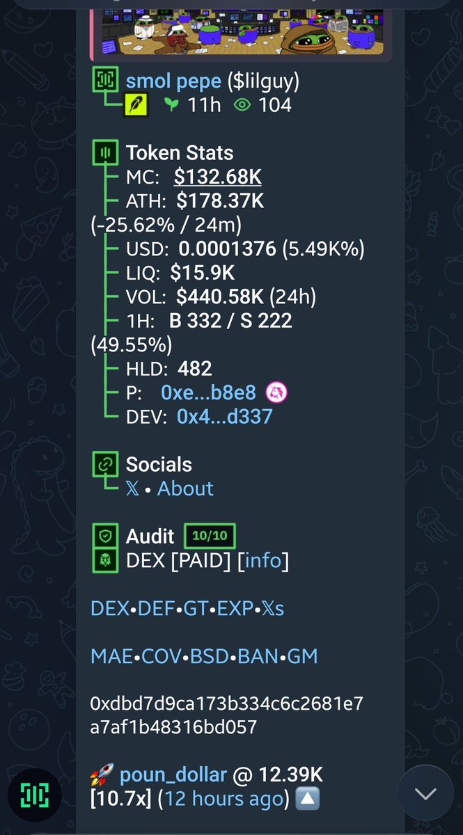 poun_dollar's tweet photo. Robinhood Chain looking good here 14x done on $lilguy 

Let's do more kinda like the chain 🧘🏽 https://t.co/zsFiEFFMBJ
