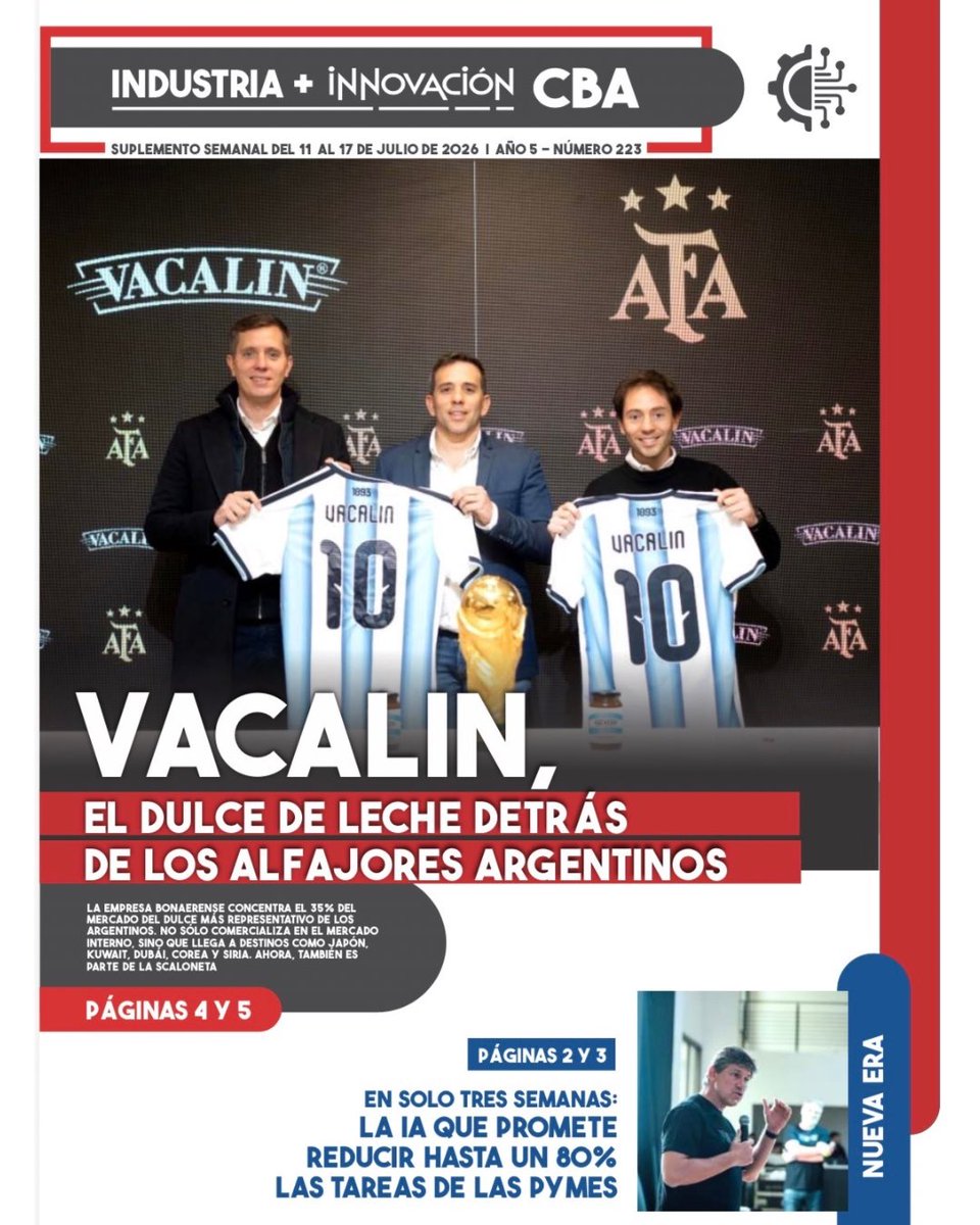 DiarioPuntal's tweet photo. ✅ Te compartimos la TAPA de #DiarioPuntal de este sábado 11 de julio.
🏭 Recordá que como cada sábado, viene con el #Suple de #Industria + #Innvación, un suplemento que hace foco en uno de los sectores productivos más relevantes de la provincia. https://t.co/omXpykVrja