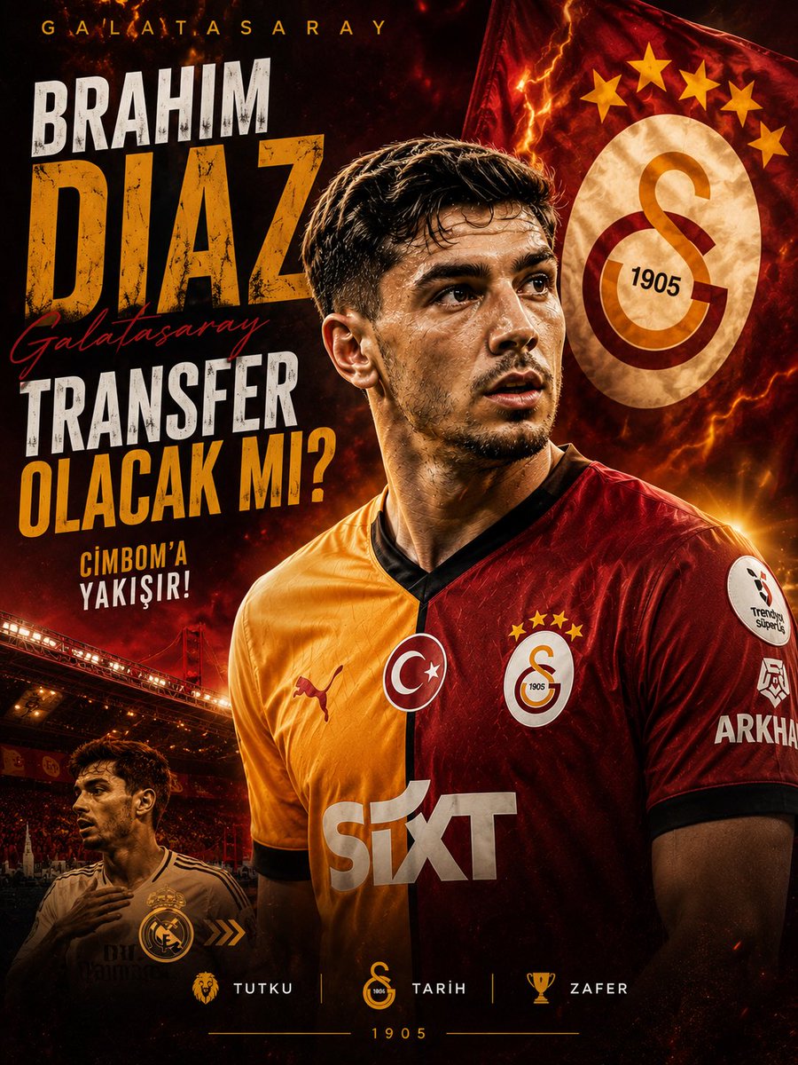 RixoSports's tweet photo. Galatasaray Brahim Diaz için şartları zorlayacak listede Bruno Fernandes Phil Foden Can Uzun Omar Marmoush Gibi isimlerde mevcut https://t.co/TBa97mjhME