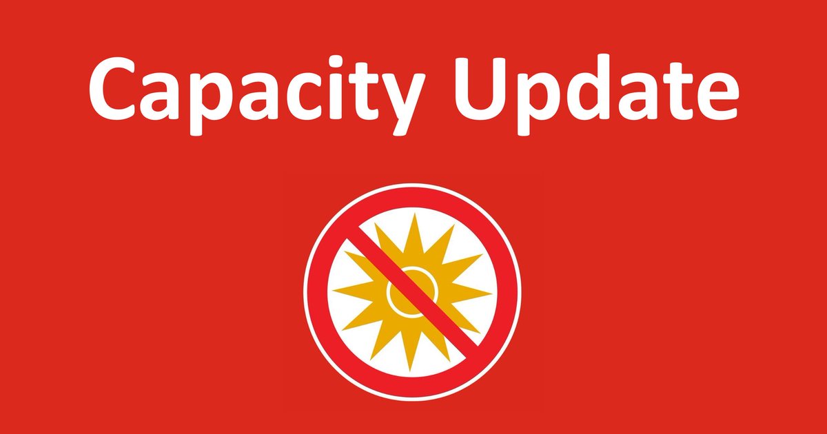NorthBeachPP's tweet photo. 📢 Capacity Update: Sat July 11 as of 9:30 AM

Sat July 11: SOLD OUT
Sun July 12: 40% full

To guarantee entry to the park, a reservation is required. Please reserve at: https://t.co/i7XWZzF77t

#NorthbeachPP #DayUse #CapacityUpdate https://t.co/QmtXRFGodQ