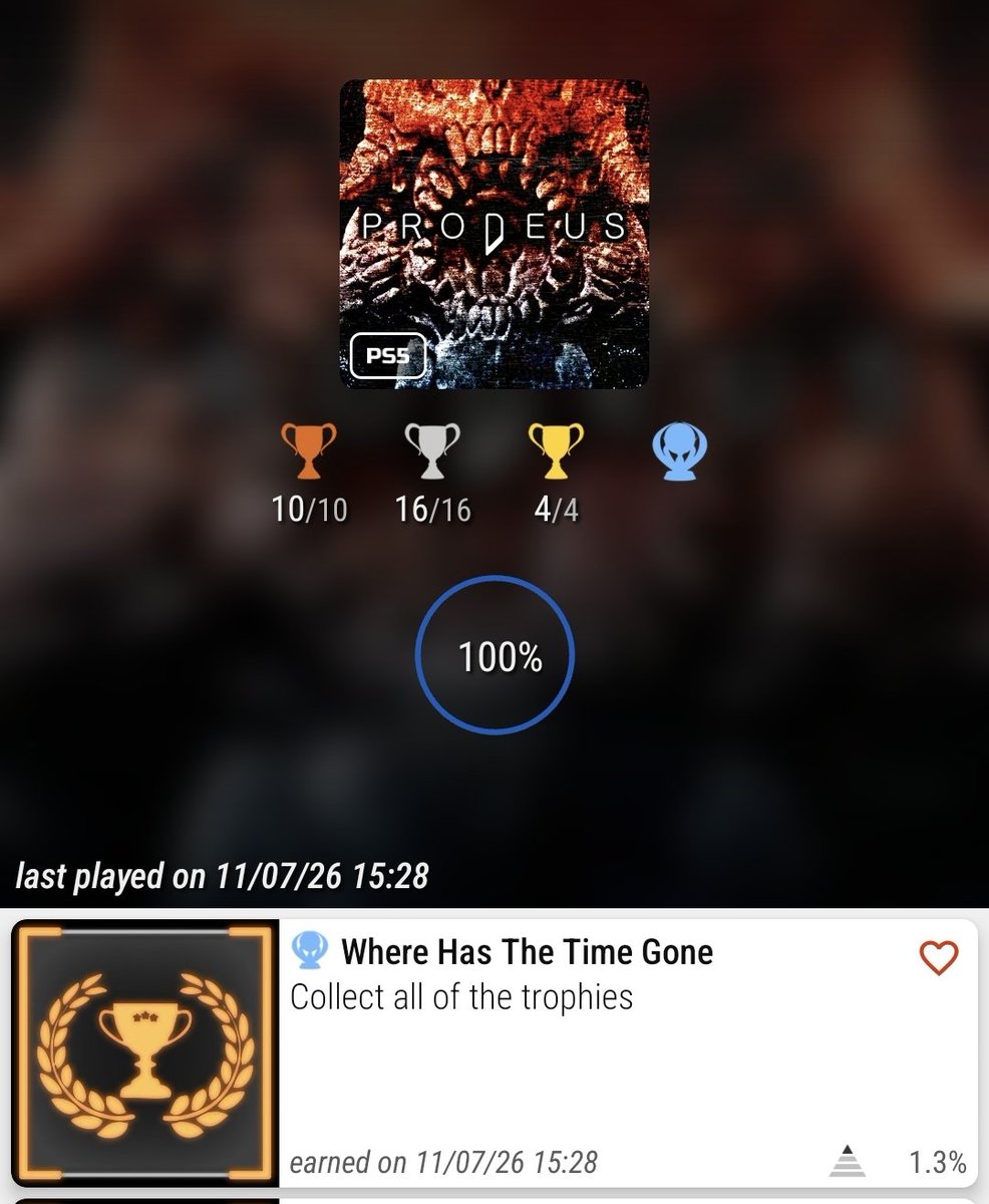Shadem987's tweet photo. 🏆 Platine pour Prodeus.
Superbe jeu qui retranscrit parfaitement les sensations des Doom and co. 
Le 100% est fun, ça défoule bref un jeu à posséder pour les fans du genre.

#jeuxvideo #Ps4 #PS5 #Prodeus @MumblePs4 https://t.co/VpLMx8PkoS
