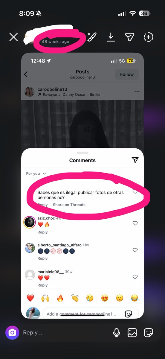 maferafonso's tweet photo. Voy a dejar las capturas de todo: mi foto original, la que ella publicó, las conversaciones y las pruebas de que lleva tiempo haciéndolo🫶🏻 https://t.co/dJdnOVpY3V