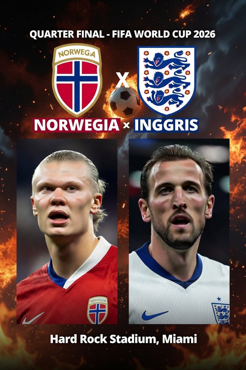 okdaniels26's tweet photo. Kuis Tekor

Pemenang mendapatkan saldo e-wallet 25k, untuk 1 orang yang menebak dengan tepat, skor dalam waktu 2 x 45 menit dan pencetak gol terakhir

Norwegia 1 - 2 Inggris
Saka
#TEKOR7

Syarat:
- RT &amp; Like postingan ini ya
- KHUSUS WARGA NEGARA INDONESIA https://t.co/AuVnJCePHe