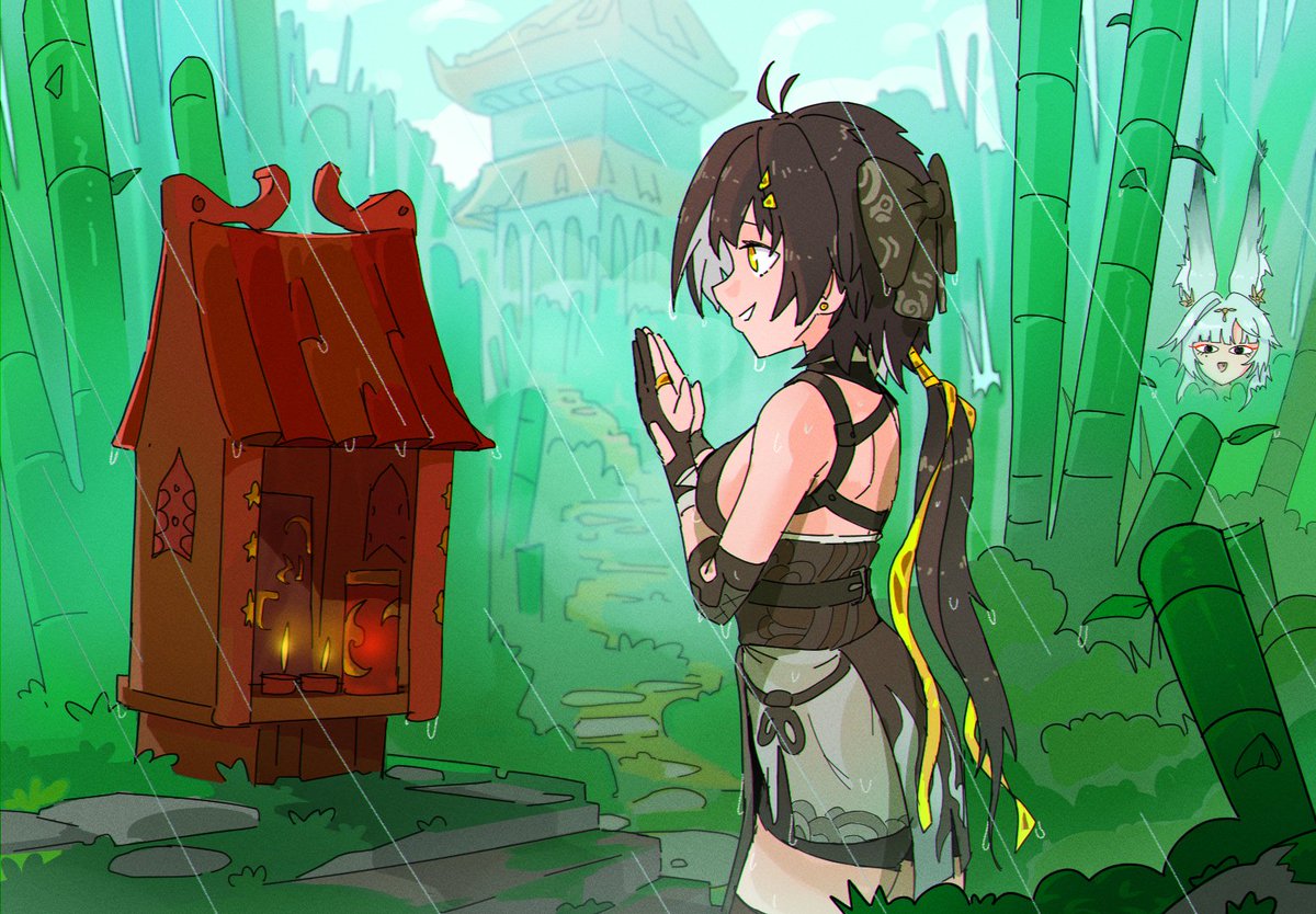 AllanRedhill's tweet photo. Frover is praying at a shrine for her future 50/50's.
Hopefully the sentinel is hearing the prayers...
#wutheringwaves๐ท #WuWa #wuwafanart #Hsin #Frover #fanart https://t.co/9nrqBntL1X