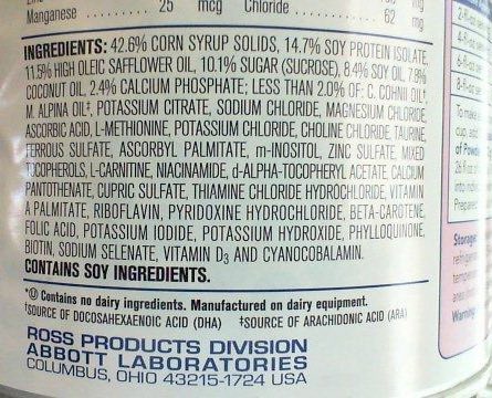 goddek's tweet photo. This is the #1 doctor-recommended baby formula.

The first five ingredients are:
▪️Corn Syrup Solids — WTF?
▪️Soy Protein Isolate — no wonder boys think they’re girls
▪️High Oleic Safflower Oil — WTF?
▪️Sucrose — WTF?
▪️Soy Oil — WTF?

Why would anyone give this to their newborn? https://t.co/Nd8ilz2HRE
