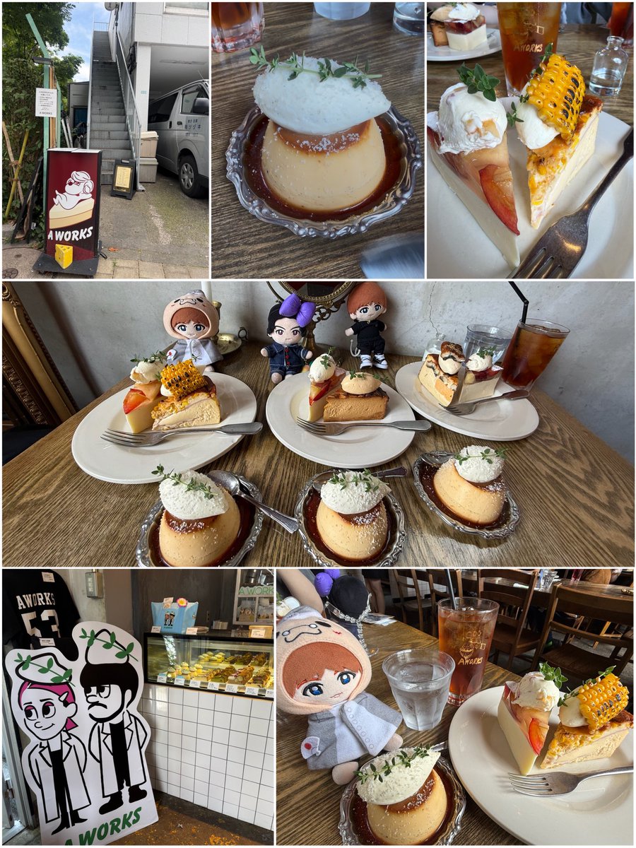 chobi622917's tweet photo. いたジャンで紹介されたプリン🍮
A WORKS、プリンの他にチーズケーキ2個追加wどちらもめっちゃ美味しかった！朝一記帳行ってくれた友達に感謝🙏
カボチャ、甘さ控えめで美味しくてかぼちゃのお皿とカップが可愛かった☺️
途中懐かしのロケ地も✨

#いたジャン
#heysayjump  
#AWORKS    #カボチャ https://t.co/wy6YUwnDHU