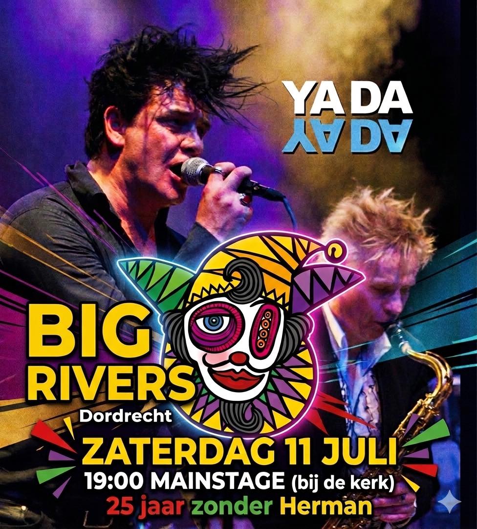 yadayadamusic's tweet photo. Vanavond om 19.00 uur
@yadayadamusic 
Live op @BigRiversDordt 
MIS HET NIET  !!
#HERMANBROOD @HermanusBrood1 
@HB_my_way  @sidekick64 https://t.co/eMioM7MdzD