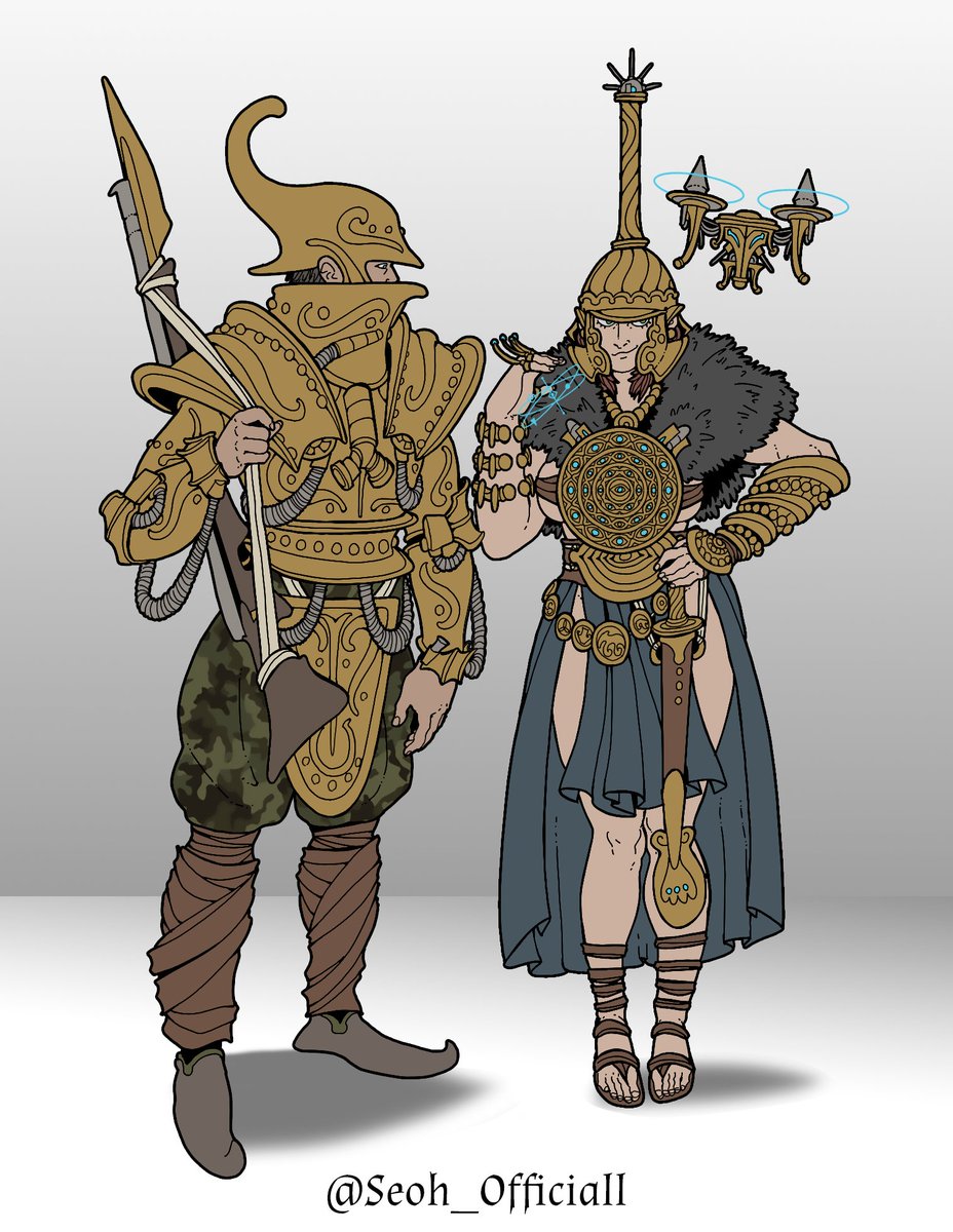 Seoh_Officiall's tweet photo. People of the neo-bronze age.
[C0MM work] https://t.co/yJyVtjMvpO