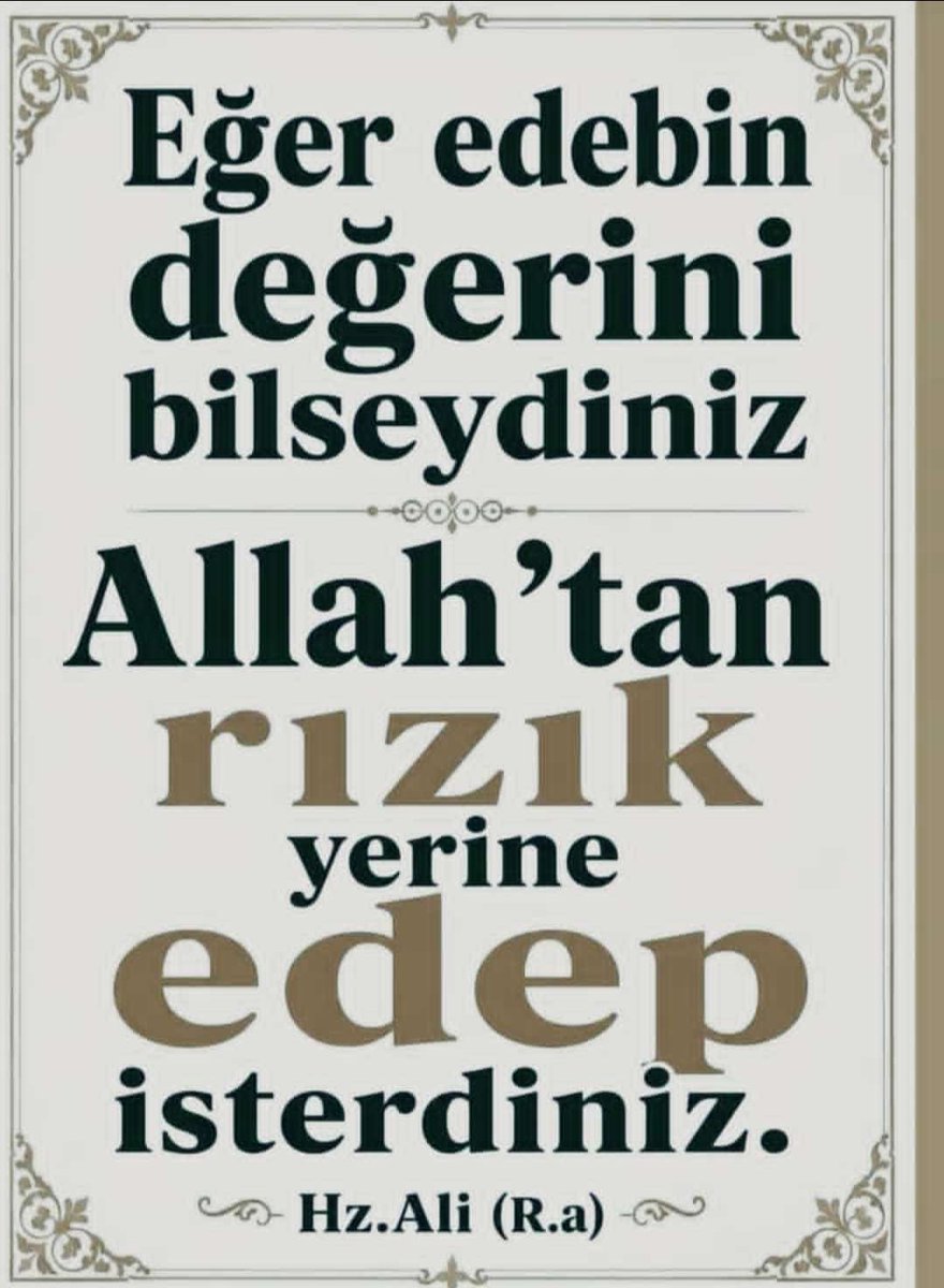 GozluBatur22051's tweet photo. Edep nasip eyle yarabbi amin https://t.co/l3GoVLeYT1