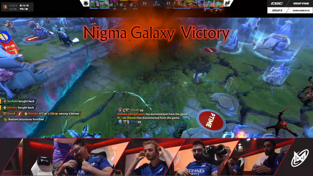 D2SouthAmerica's tweet photo. Despite a 30k net worth lead, #PlayTime loses Game 1 against @NigmaGalaxy 😑 https://t.co/4nimwOu1D5