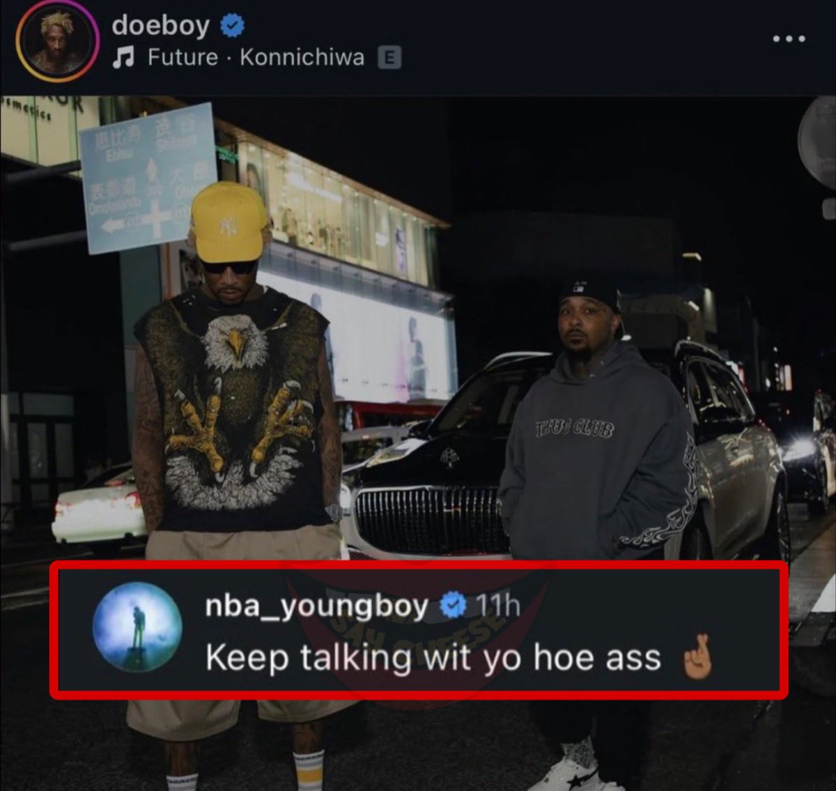 SaycheeseDGTL's tweet photo. NBA Youngboy is not letting up. https://t.co/y6p9hECE4n