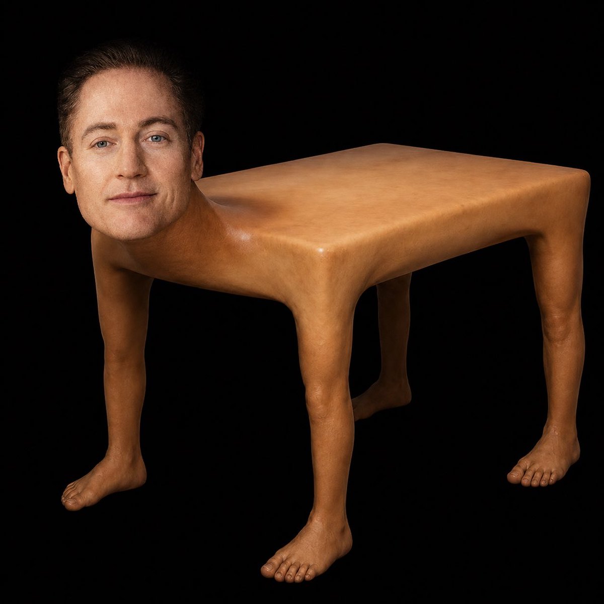orthodoxspx's tweet photo. @bryan_johnson Man just make sure you cure this disease so we can have you for longer if that doesn’t work please consider using a neural link to turn yourself into something like this I think wood has a longer lifespan than the human body https://t.co/iBDYvSsgeU