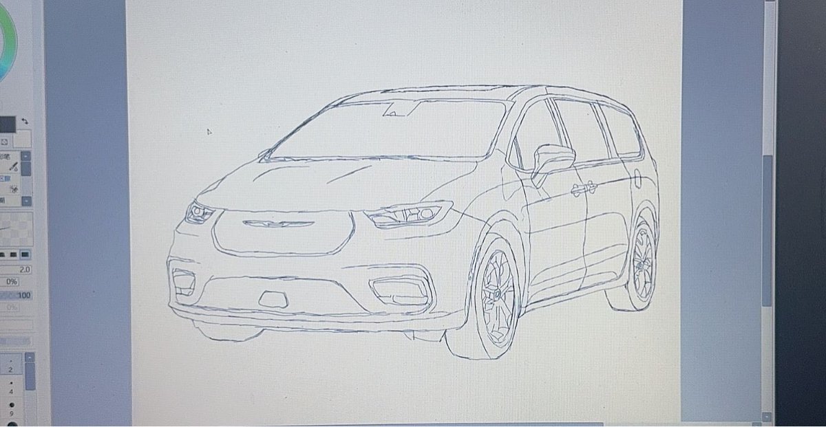 Beifeite's tweet photo. Say goodbye to the era of paper painting. My first computer work https://t.co/gzY1vJK1fa