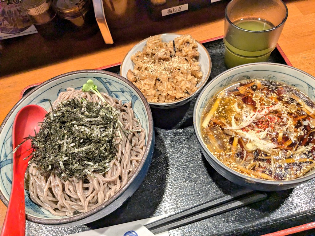 yasuminoura's tweet photo. 今日は中野店に巡回でした！
ジムからも近い中野駅南口からすぐ！つけ蕎麦 BONSAI 中野店！コシのある蕎麦美味かったです😋
美味しいそば食べたい方は是非！ https://t.co/WGgPmDsmGJ