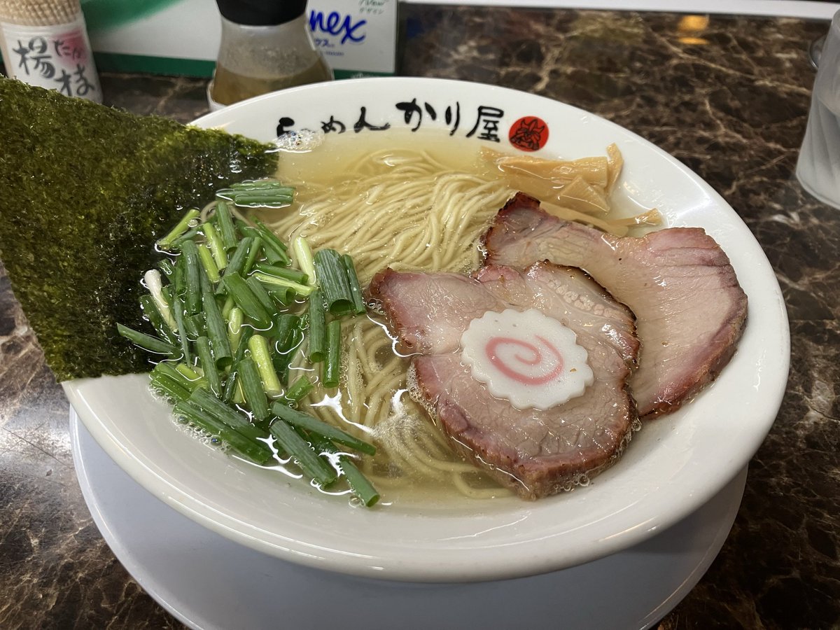 stytigers's tweet photo. 🍜
#愛知県刈谷市
#自家製麺らーめんかり屋
#塩らーめん980円
2026.7.11(土.夜)

同僚のリクエストでかり屋さんへ https://t.co/C8IP74jEdF